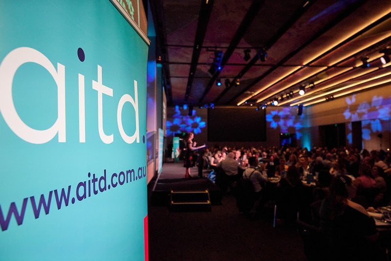 A photo of a sign for aitd.com.au.